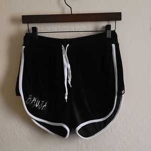 Black Thorn Plush Bruja Booty Shorts
